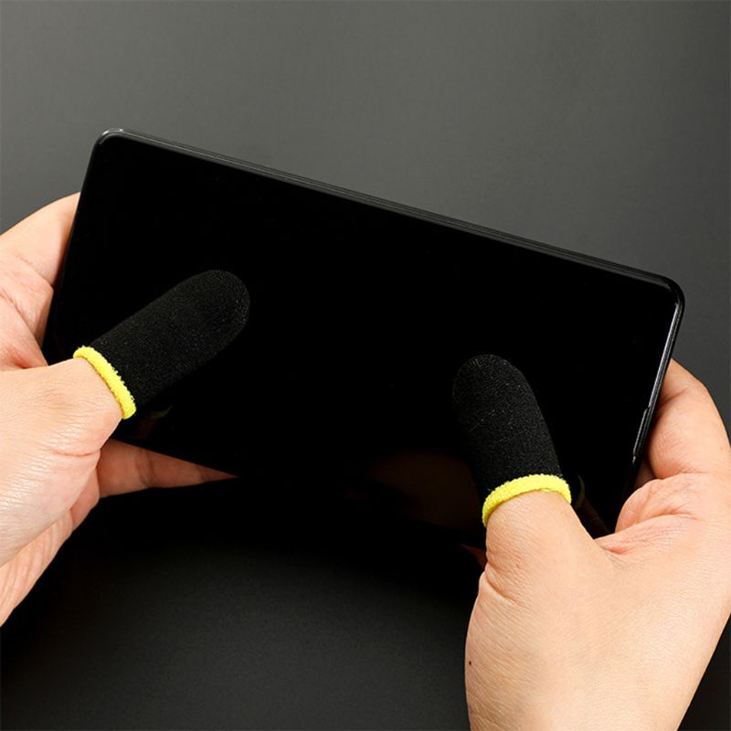 Vivi 1pasang Untuk Game Handphone Gaming Finger Sleeve Breathable Fingertips Cover