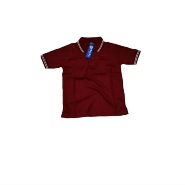 KAOS KERAH POLO MAROON ANAK-POLO SHIRT LIST MAROON ANAK-POLO POLOS ANAK-KAOS POLO - POLO ANAK MAROON