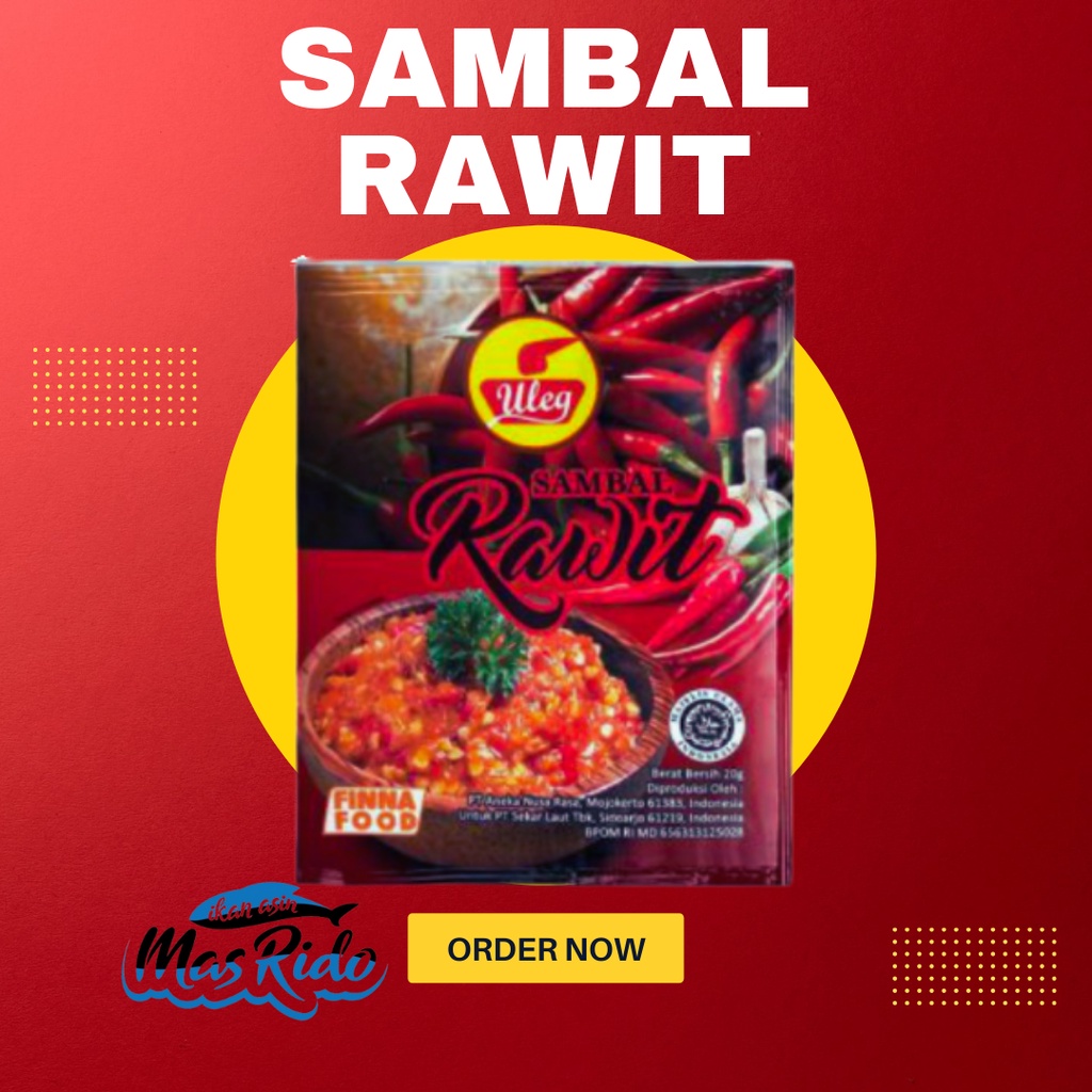 

Sambel Uleg Rawit Finna Sachet Enak Sambal Kemasan Instan Harga Murah