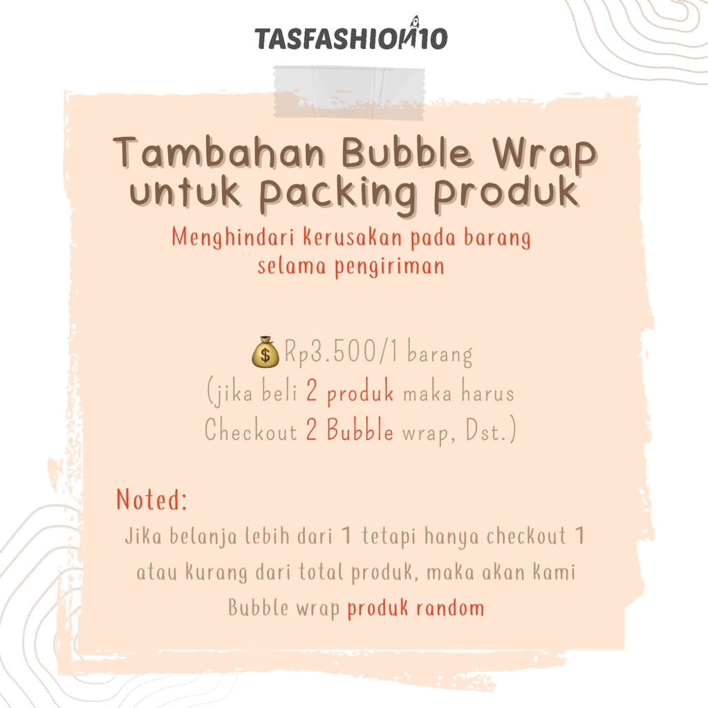 BUBBLE WRAP PACKING TAMBAHAN SUPAYA LEBIH AMAN