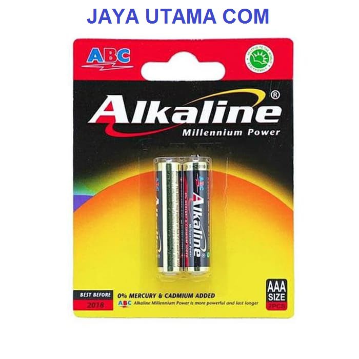 ALKALINE Baterai AAA (A3) isi 2 pcs Original