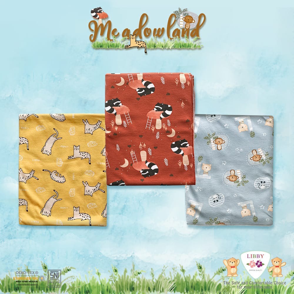 LIBBY Motif Meadow Land  Bedong  ( 1 pcs )