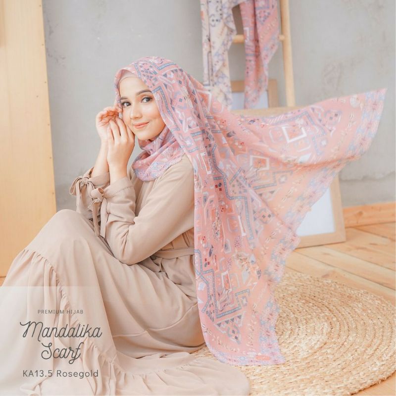 HIJAB MANDALIKA SCARF ORIGINAL BY HIJABWANITACANTIK