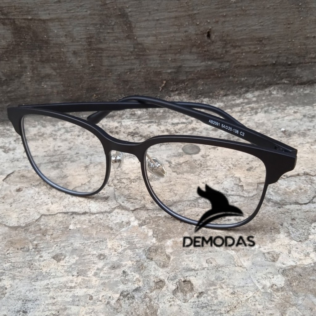 DEMODAS DG2091 Kacamata Unisex Lensa Photocromic Bluecromic Antiradiasi Blueray Minus Normal