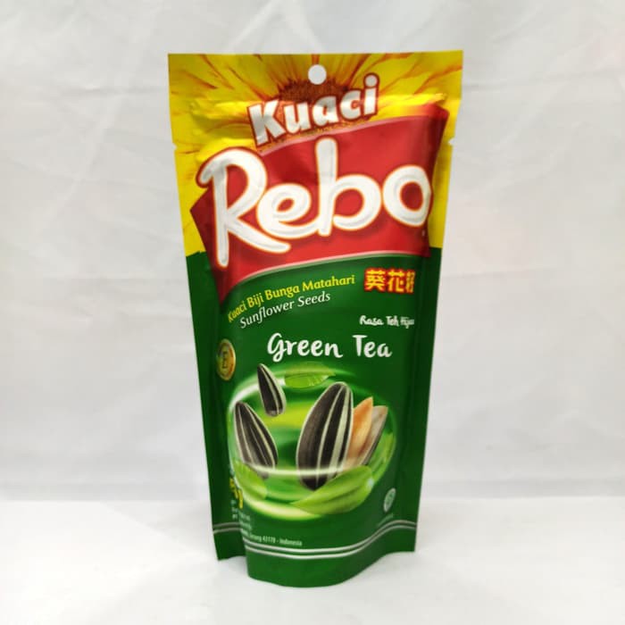 

Camilan Kuaci Rebo Green Tea 150gr