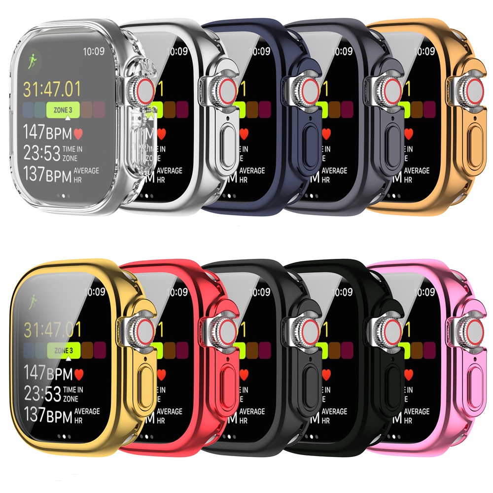 Casing Pelindung Bahan TPU Ukuran 49mm Untuk Apple Watch Ultra