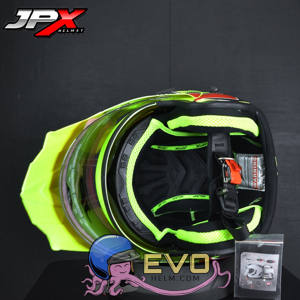 JPX SUPERMOTO ADVANCE FLUO YELLOW DOFF