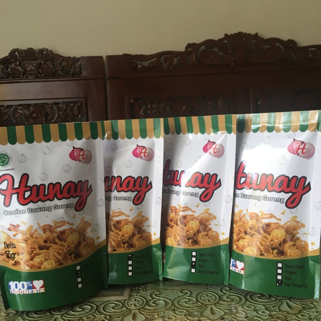 

Cemilan bawang goreng rasa