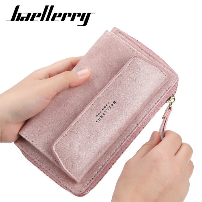 Tas Selempang Kulit Wanita Dompet Cewek Multifungsi Baellerry N0108