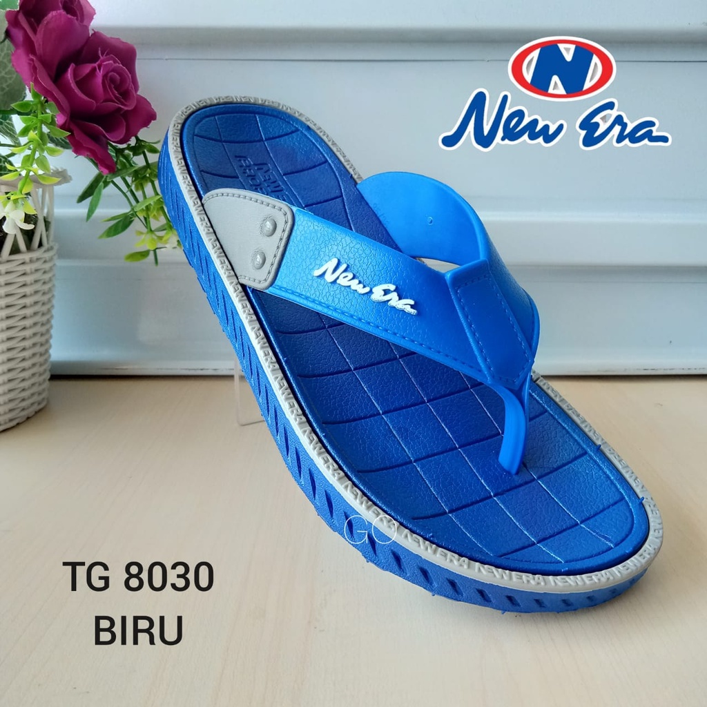 gos NEW ERA TG 8030 Sandal Japit Karet Anak Laki-Laki Sendal Pria Anti Slip Original