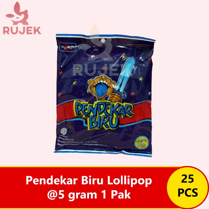 

Permen Lolipop Pendekar Biru Rasa Rasberi