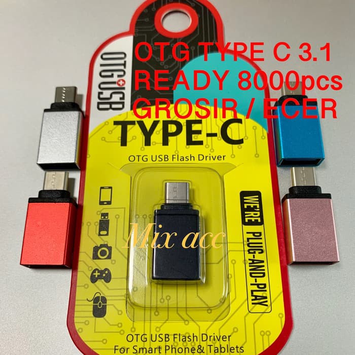 OTG Type C to USB Port / OTG Plug Connector