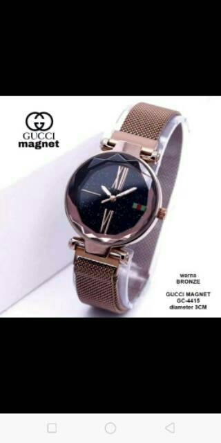 Ready Stok  jam Tangan Wanita Anti Air Magnetik G02 Strap Pasir / Ready 8 Warna