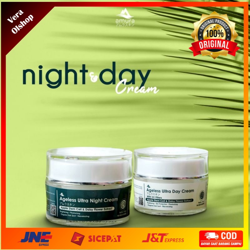 Amura Cream  ( Day & Night Cream) Krim Pagi Siang Malam