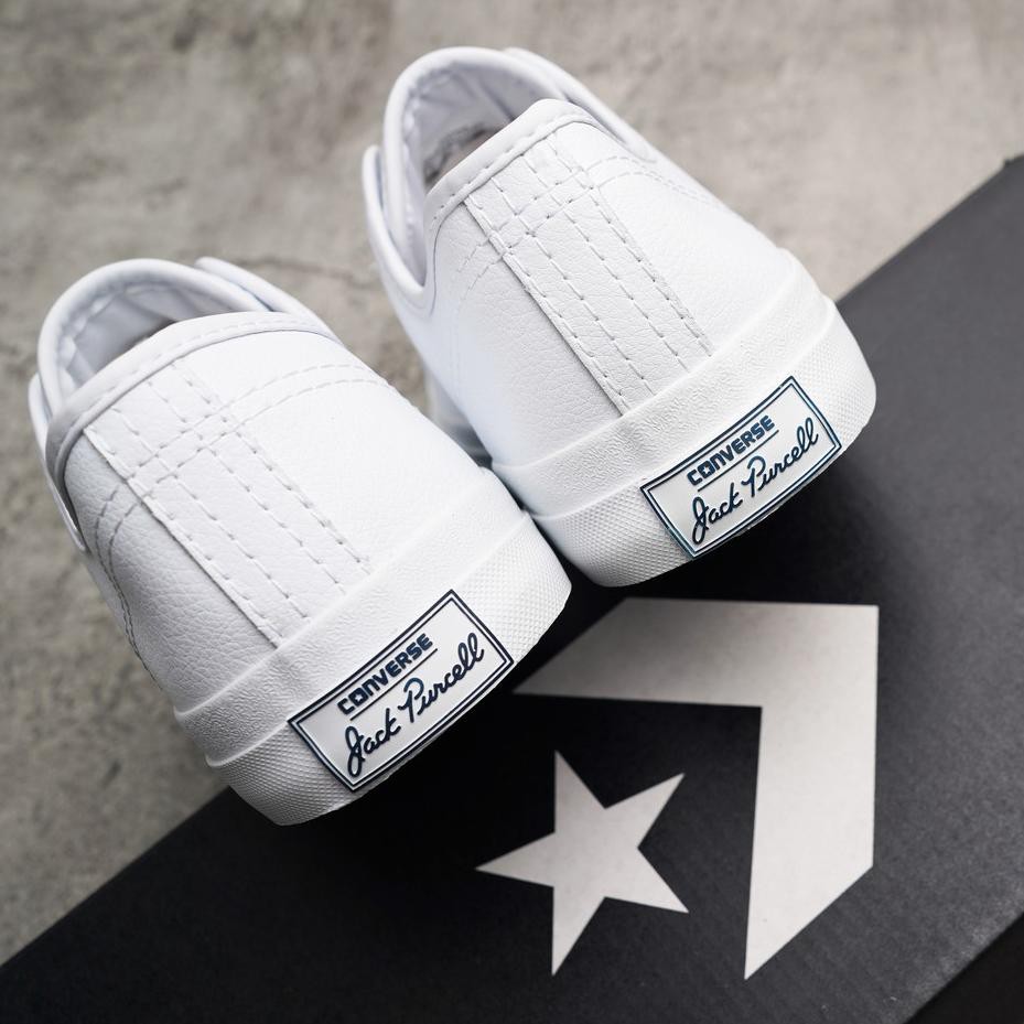 jack purcell white leather