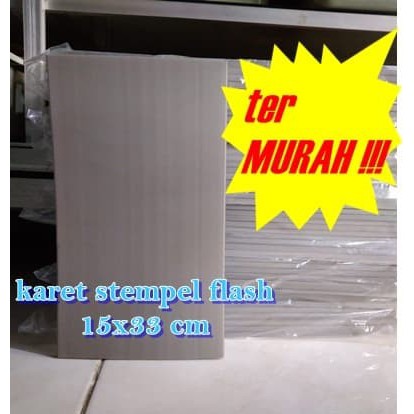 

Karet stempel Flash ukuran 15 x 33 cm