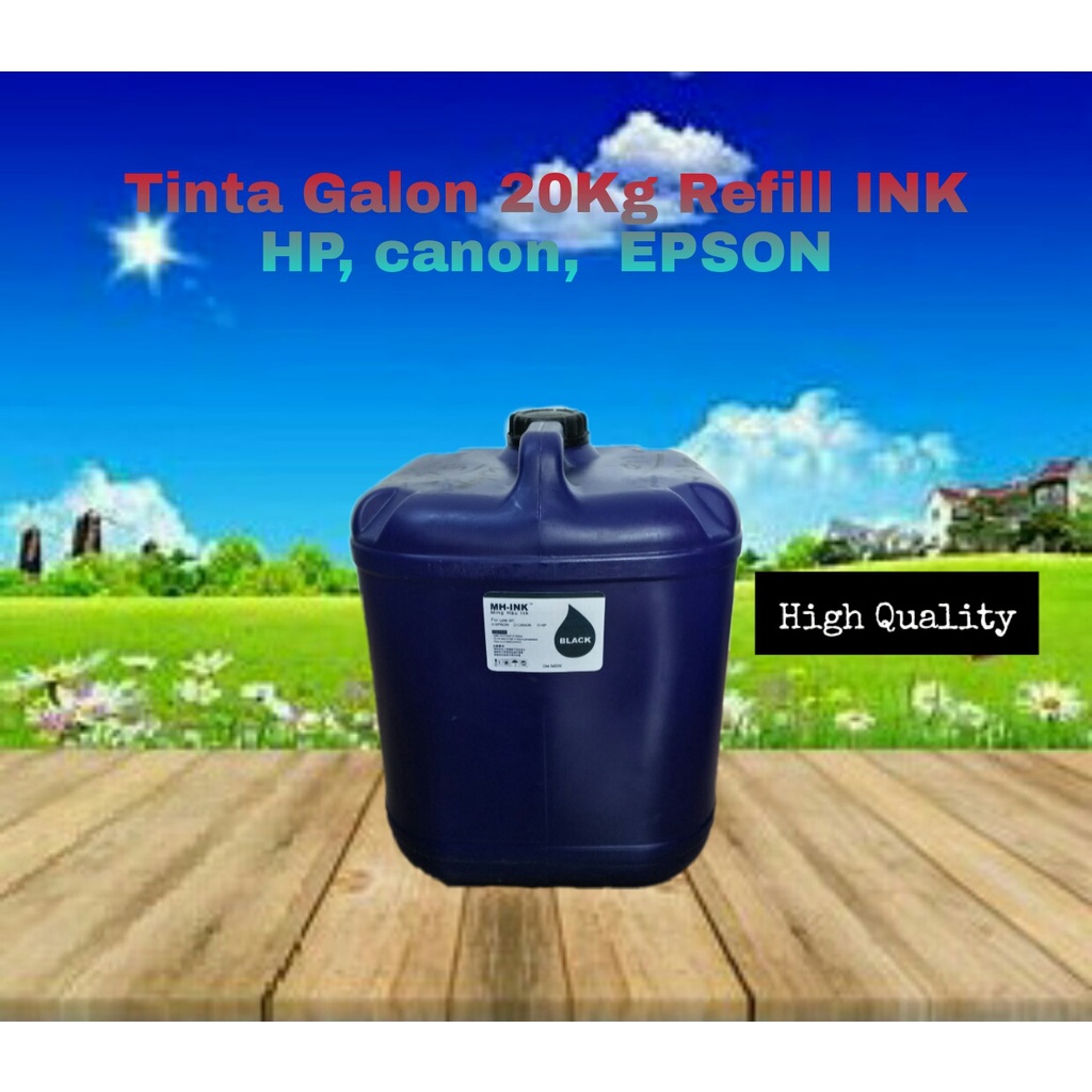 20KG - Tinta Dye Ink Jerigen Isi Ulang Bisa Untuk Semua Printer HP Canon Epson CMYK