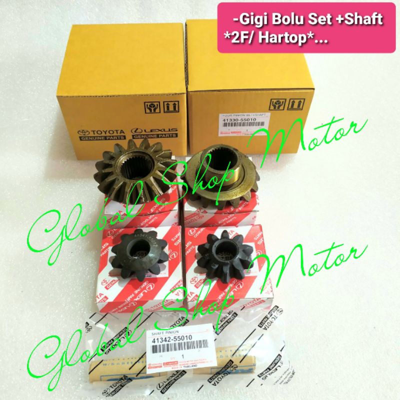 gigi bolu set hardtop 2f gigi gardan hardtop 2f