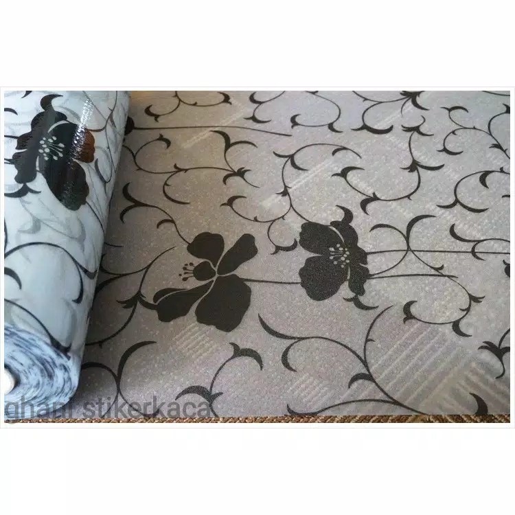 STIKER KACA FILM MOTIF BUNGA / STIKER KACA JENDELA
