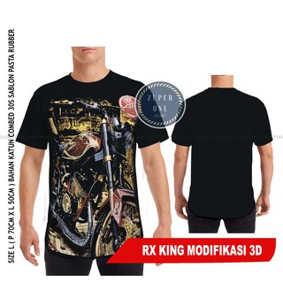 Jual KAOS RX KING MODIFIKASI 3D / KAOS MOTOR / KAOS RACING / KAOS PRIA   