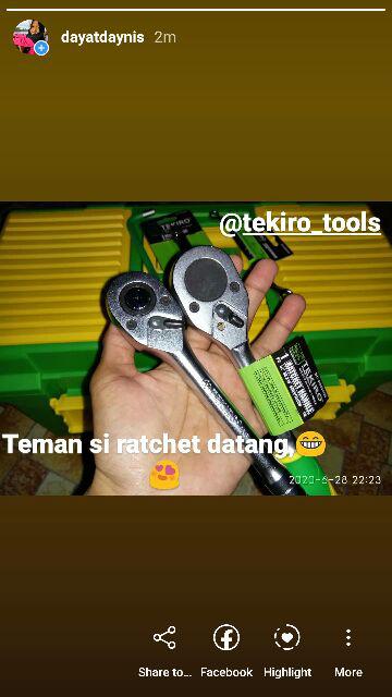 (tekiro)kunci Krek/ratchet Handle Tekiro