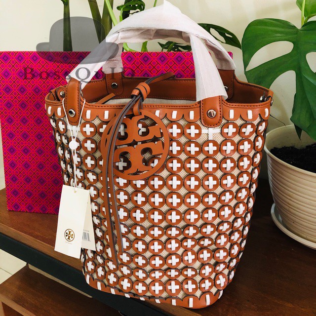 Tory Burch Miller Chainmail Bucket Bag