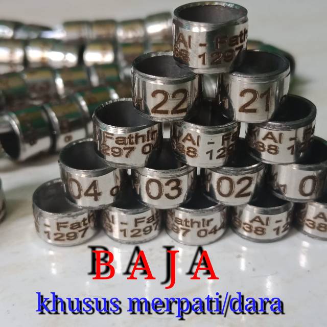 Ring burung baja laser merpati POS