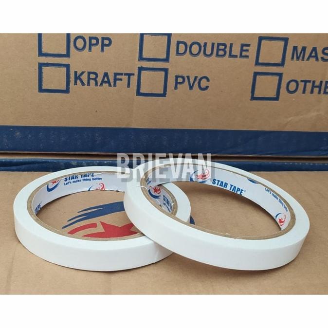 

Double Tape Kertas 12mm x 11m | Double Tape 0,5 inch