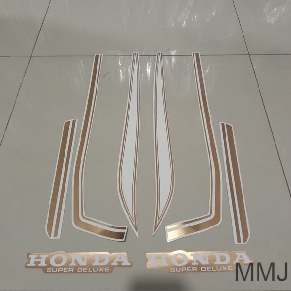 Sticker striping honda gl 100 gold gl100