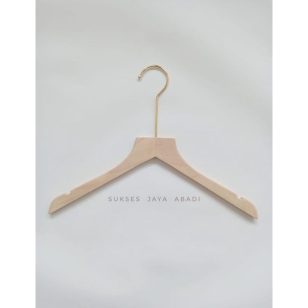 SATUAN : Hanger Gold Import / Hanger Kayu Import / Hanger Atasan Import
