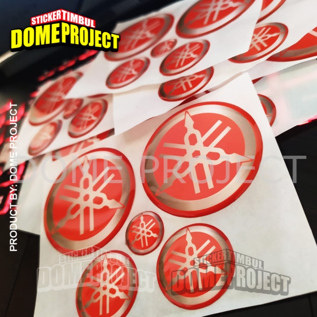 STIKER NMAX STIKER MOTOR STIKER AEROX LOGO YAMAHA MERAH GARPUTALA EMBLEM NMAX DAN AEROX LEXI STIKER NMAX STIKER MOTOR NMAX 1 SET