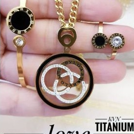 TiTanium set perhiasan wanita t428