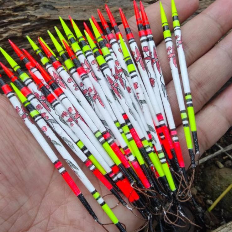 [PRODUK 9CEVR] pelampung pancing ikan mas kumbul jarum motif batik isi (5) TE0