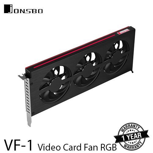 JONSBO VF-1 Video Card Fans RGB VGA Cooling Fans PCI Bracket