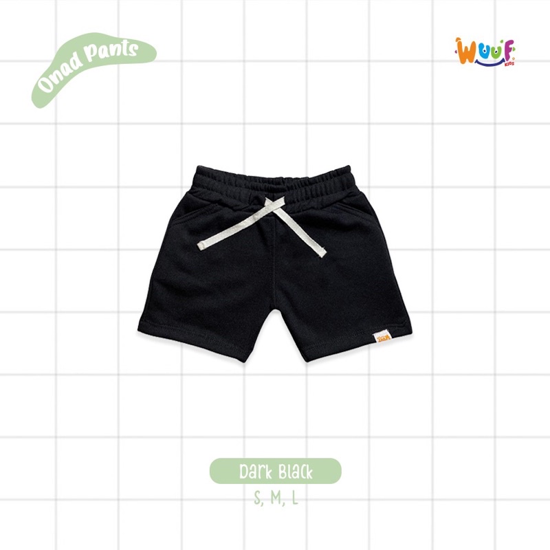 Celana Pendek Bayi / Anak Baby terry Onad (WUUF KIDS)