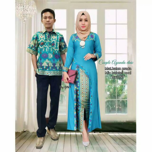 [Best Seller] COUPLE BATIK LONGCARDI AYUNDA Sarimbit Keluarga Pesta Batik Pekalongan Tanah Abang