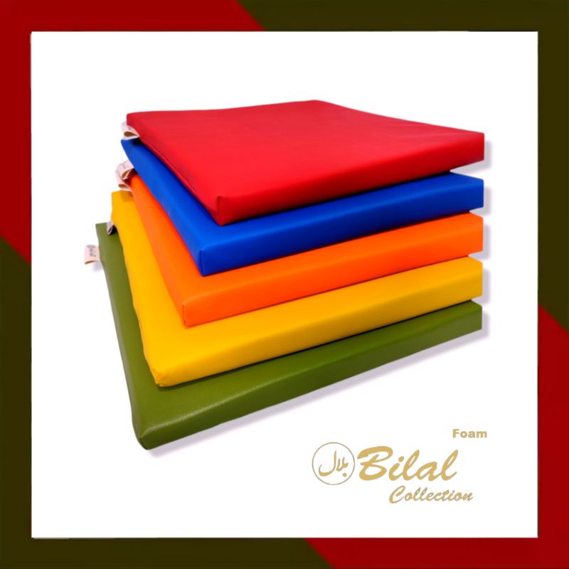 BANTAL ALAS DUDUK KURSI/LESEHAN TEBAL 15CM CUSTOM UKURAN DAN WARNA