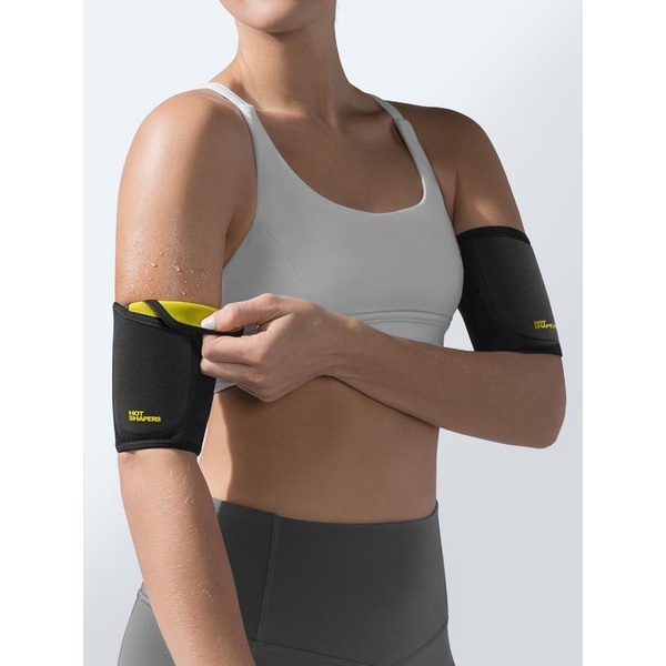 HOT SHAPERS SLIMMING ARMS SLEEVES Pengecil Pelangsing dan Pembakar Lemak Lengan Tangan Alat Terapi UnisexPria Wanita Bahan Neotex Smart Fabrics Technology