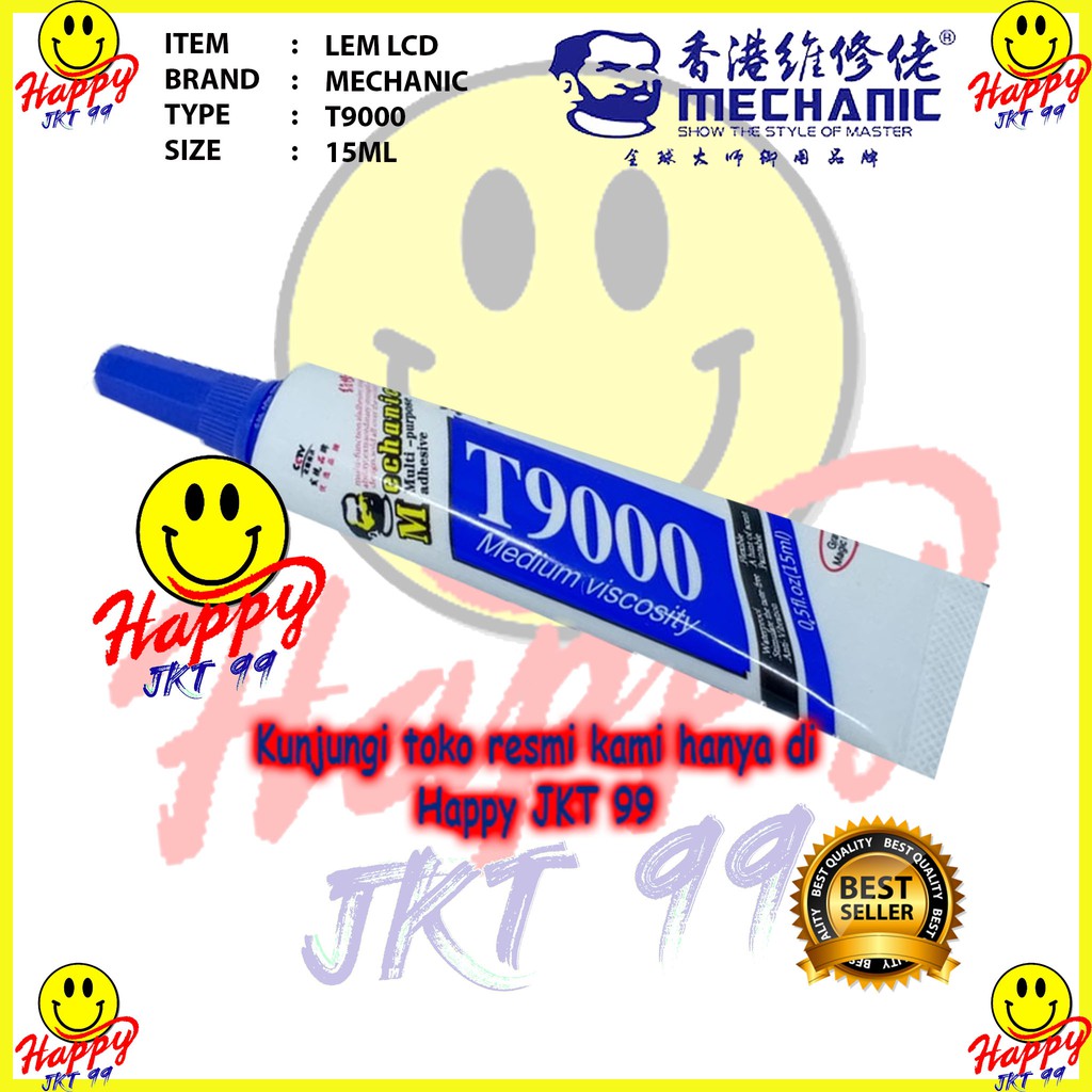 [ HAPPY JKT 99 ] LEM LCD TOUCHSCREEN MECHANIC T9000 15ML T 9000 15 ML