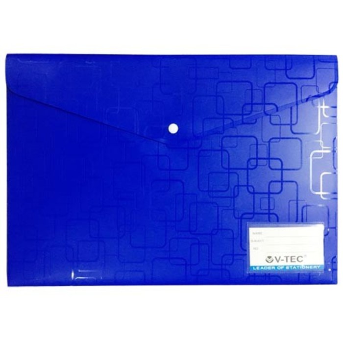 Map Kancing Clear Bag A3 V-TEC W-209N