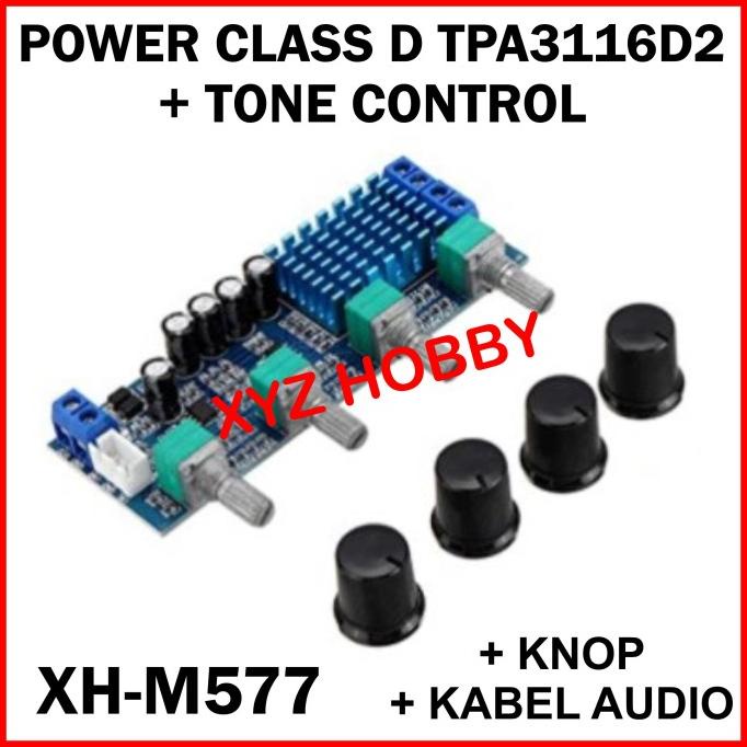 XH-M577 TPA3116D2 Power Class D + Tone Control Stereo TPA3116 3116 577