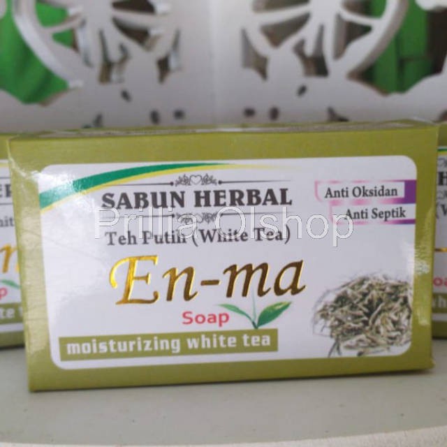 Sabun Herbal Teh Putih "En-Ma" Kaya Antioksidan &Antiseptik, Kesehatan, Perawatan Kecantikan & Tubuh