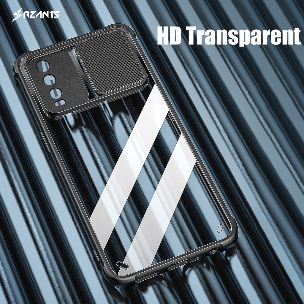 Case VIVO Y17 Armor Fusion Slide Transparent Protection Camera Premium Casing