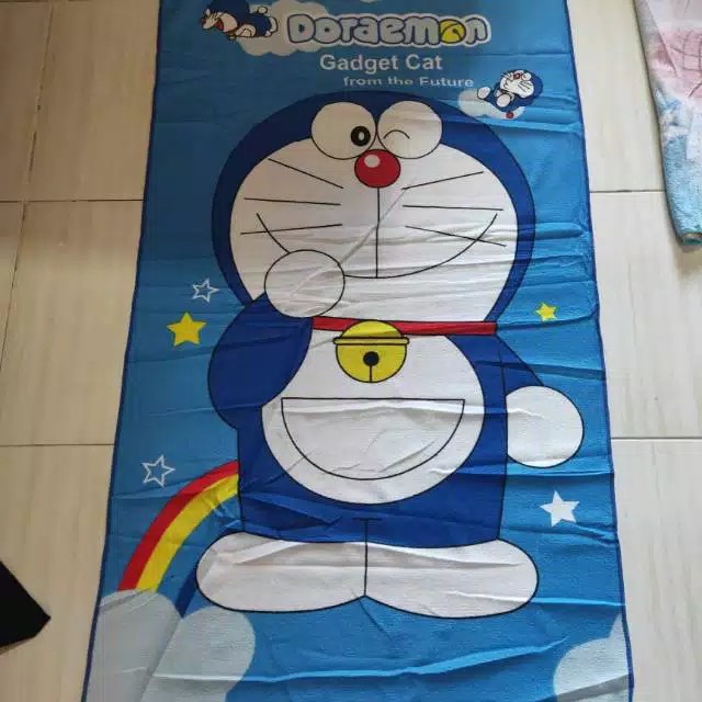 Handuk Karakter 70x140 Motip Bisa Berubah2 Tapi Pasti Karakter Doraemon