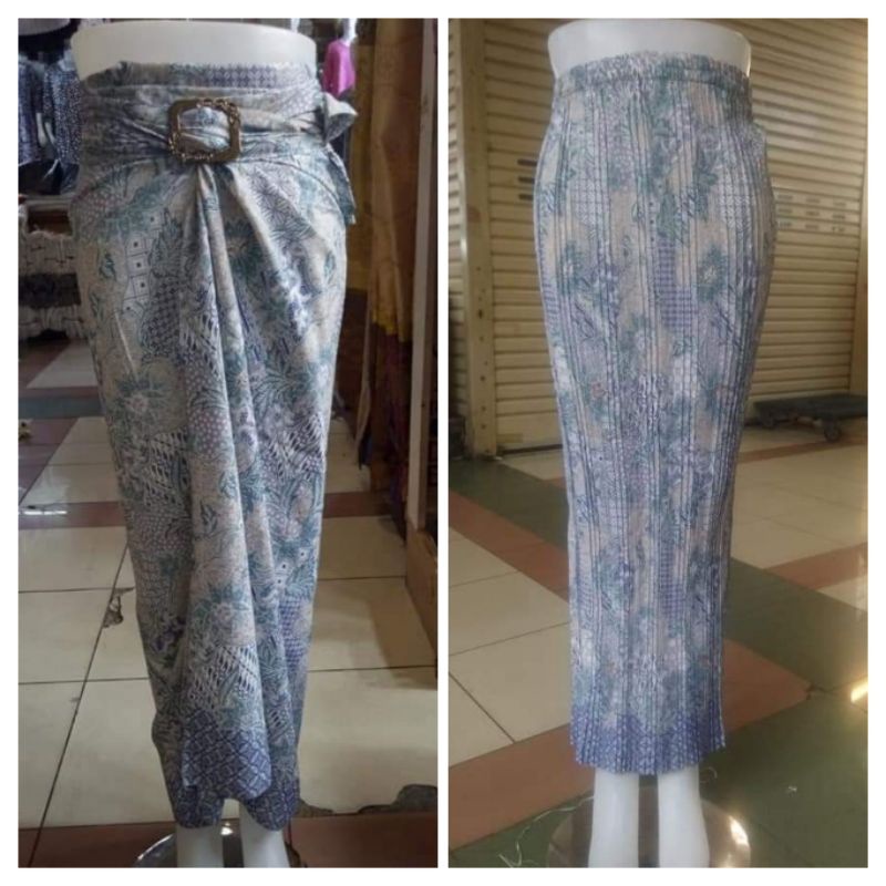 Rok lilit batik//couple batik rok dan kemeja//rok prisket