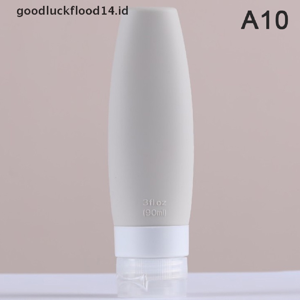 [OOID] 1pc 60/90ML Silicone Refillable Bottle Empty Travel Portable Packing Press ID