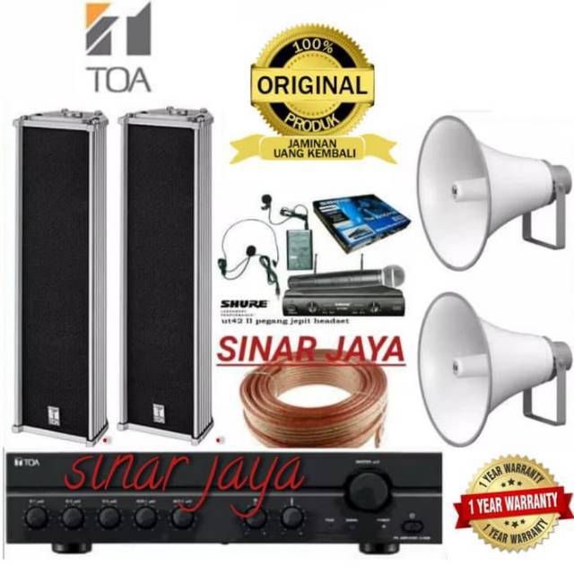 harga sound system masjid toa
