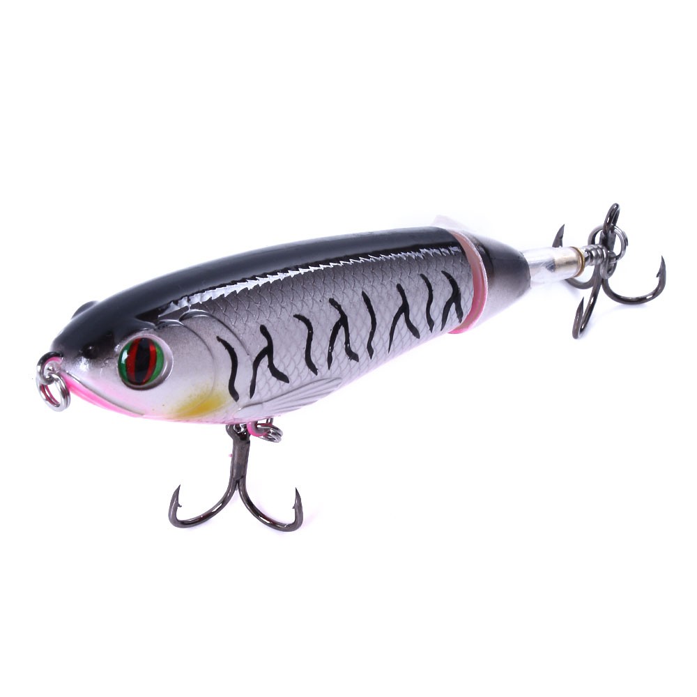 HENGJIA New 1pcs 9cm/17g Rotating Pencil Umpan Pancing Swimbait Ikan Fishing Lure Bait Kail Tackle