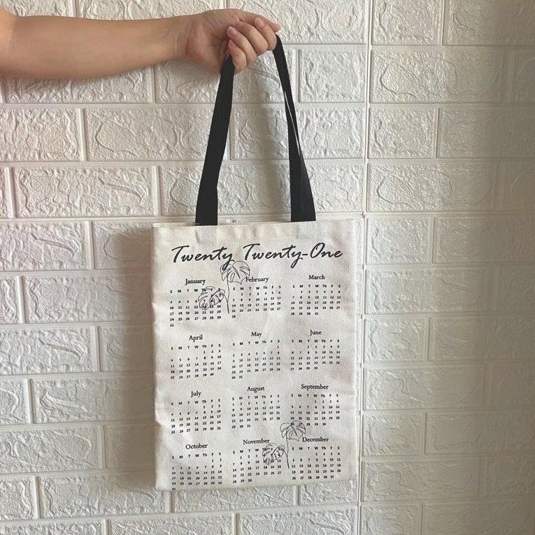 

Yc2> Tote Bag Kalender 2021 Home Sh6>