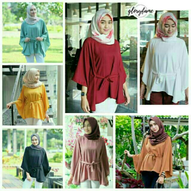 fashionshop119 Clove Blouse / Clove / Clove Top / Atasan Wanita / Atasan Polos (fs)